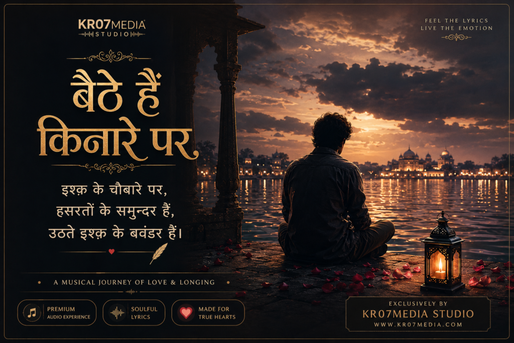 बैठे हैं किनारे पर-Premium Lyrics