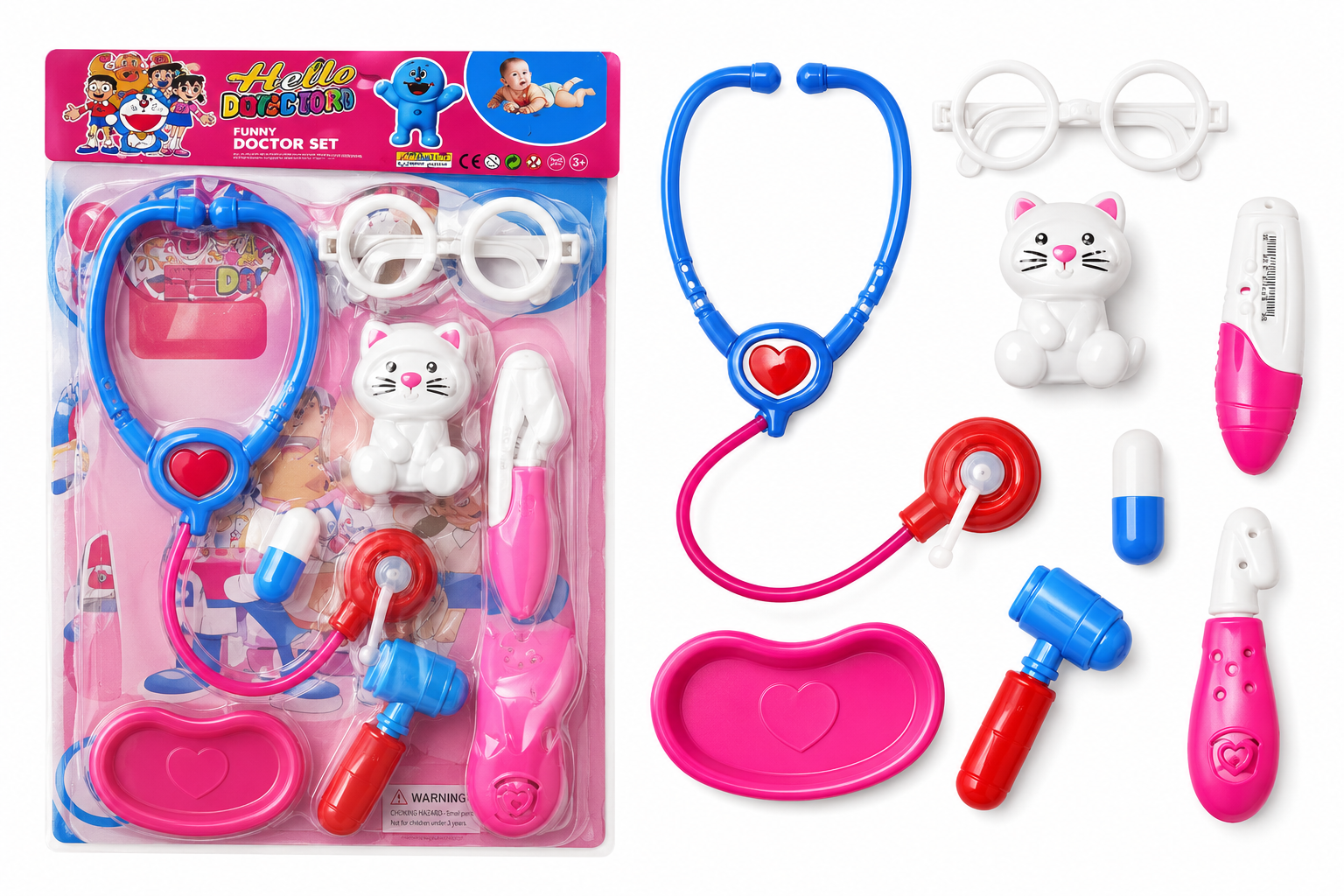 Funny Doctor Set for Kids – Pretend Play Medical Kit - Image 2