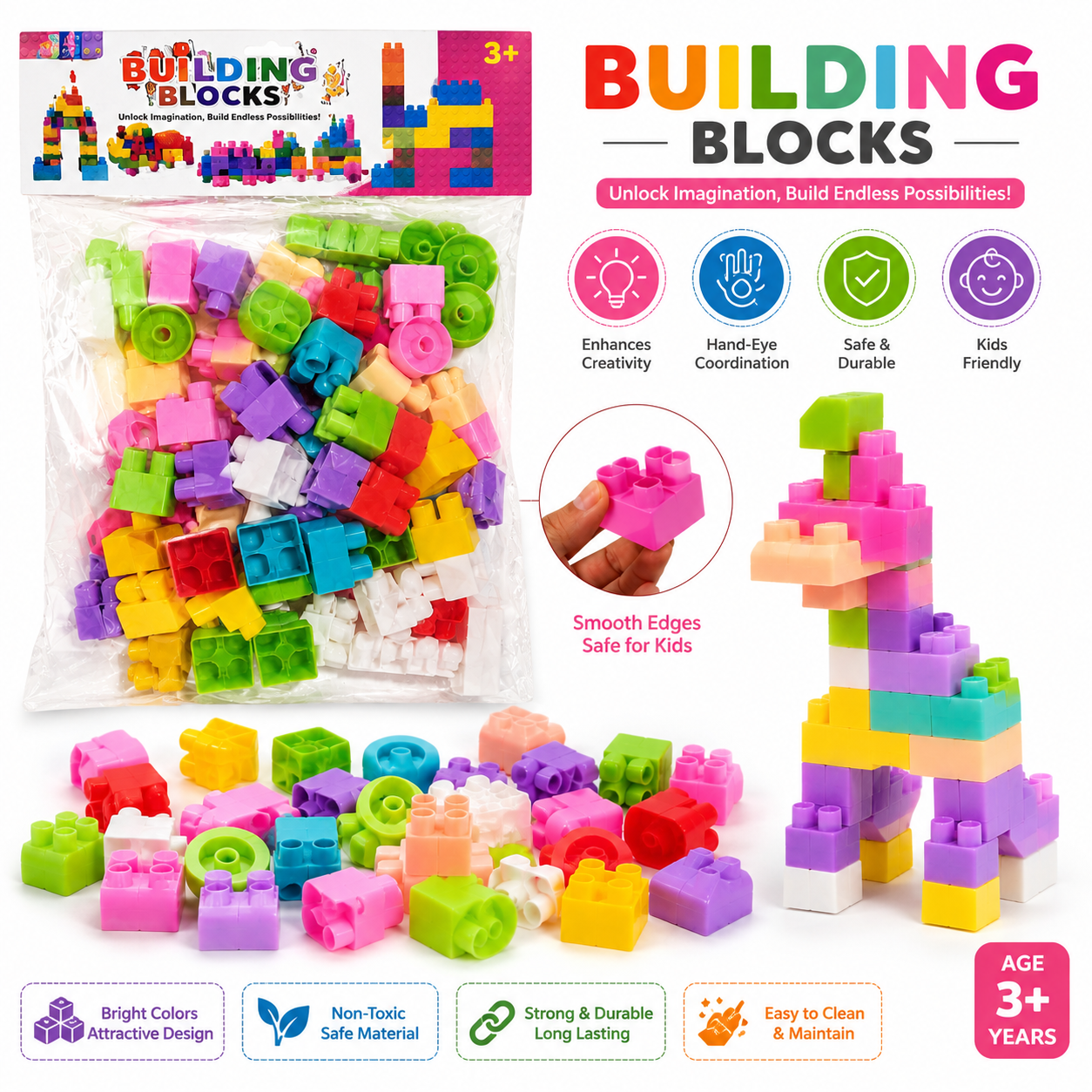 Colorful Building Blocks for Kids - Image 2