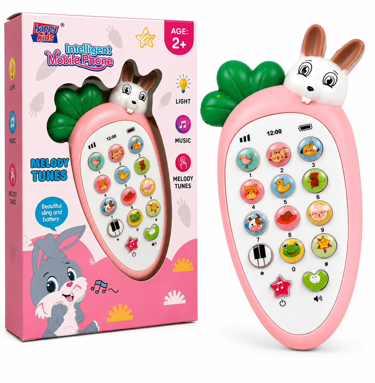 Happy Kids Intelligent Mobile Phone Toy for Kids (2+ Years)