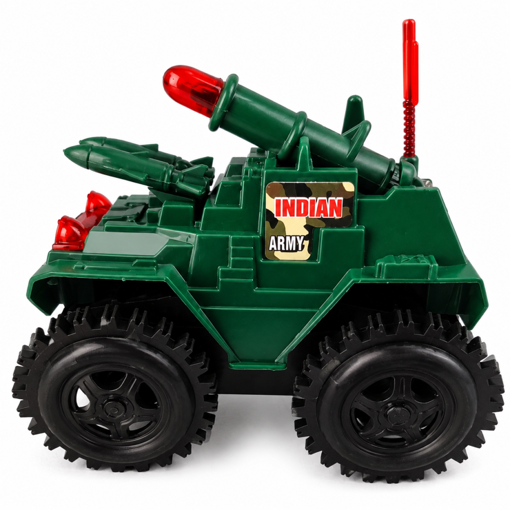 Indian Army Military Tank Toy – Adventure & Action Play Vehicle