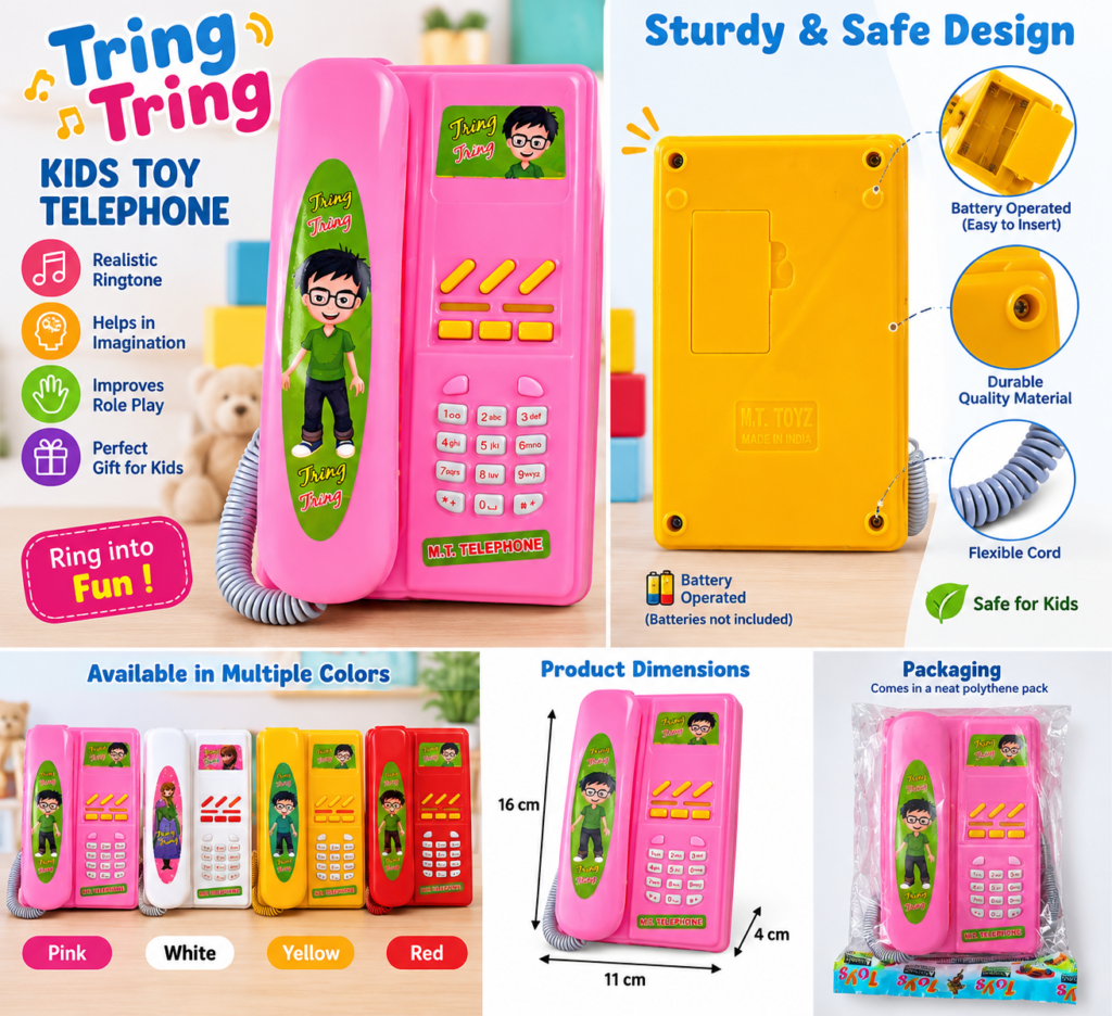 Kids βTring Tringβ Toy Telephone