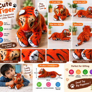 🐯 Plush Tiger Soft Toy