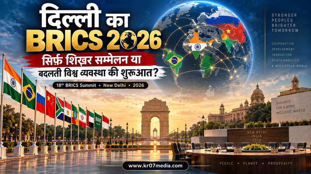 दिल्ली का BRICS 2026: क्या यह सिर्फ एक शिखर सम्मेलन है या बदलती विश्व व्यवस्था की शुरुआत?